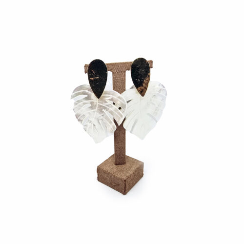 Brincos folha